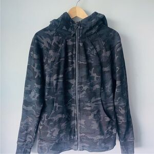 Lululemon Athletica Camo Hoodie - Black and Gray